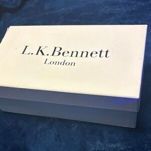 LK Bennett Gold Metallic slippers